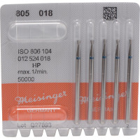 Diamanten 805, gyémántcsiszoló, kék, ISO 018, HP, 5 darab