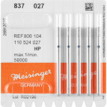 Diamanten 837, gyémántcsiszoló, kék, ISO 027, HP, 5 darab
