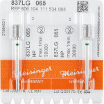 Diamanten 837L, gyémántcsiszoló, zöld, ISO 065, HP, 2 darab
