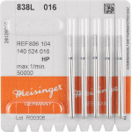 Diamanten 838L, gyémántcsiszoló, kék, ISO 016, HP, 5 darab