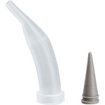 Einwegkanülen und-stopfen - 100 darabos csomag, durchsichtig, PCR - 250011