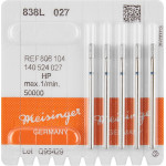 Diamanten 838L, gyémántcsiszoló, kék, ISO 027, HP, 5 darab
