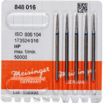 Diamanten 848, gyémántcsiszoló, kék, ISO 016, HP, 5 darab