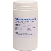 Modellgips synthetisch - Muster 1 kg Hartgips weiß - 79542