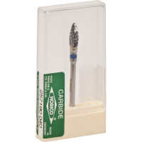 Labor frézer (Keresztfogazás) (78) (X-Cut - Medium) (ISO 40), Kézidarab (HP, Ø 2,35 mm, ISO 104) ISO 40 ISO-Forma 257, Keresztfogazás, Keményfém, 9 mm, 1 darab