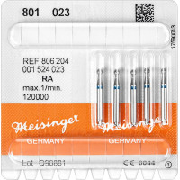 Diamanten 801, gyémántcsiszoló, kék, ISO 023, RA, 5 darab