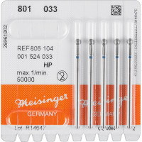 Diamanten 801, gyémántcsiszoló, kék, ISO 033, RA, 5 darab