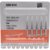 Diamanten 858, gyémántcsiszoló, kék, ISO 014, RA, 5 darab
