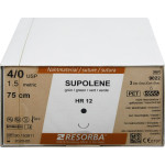 RESORBA® Supolene - 36 darabos csomag, , zöld, 75cm, HR12, USP 4/0 - 9022