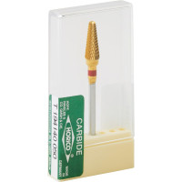 Titanium (79), Labor frézer (Keresztfogazás), Kézidarab (HP, Ø 2,35 mm, ISO 104, 44,5 mm) ISO 50 finom, Keresztfogazás, Titánnitrid bevonatú keményfém, 13 mm, 1 darab