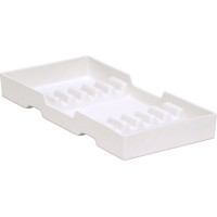 Cabinet Tray Nr. 16A - 1 db, 9,2 x 19,7 cm, fehér - 20Z201A
