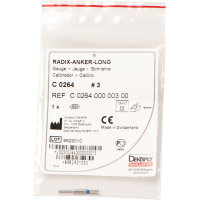 RADIX-ANKER-LONG - csomag 6 Bohrlehre méret 3 - C026400000300 RADIX-ANKER-LONG - csomag 6 Bohrlehre méret 3 - C026400000300