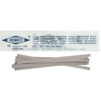 Stahlcarbo® Streifen - 12 darabos csomag, zöld, einseitig, 6 mm breit, Stärke 0,15 mm - G306