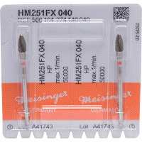 HM-Fräser, (frézer), 251FX, ISO 040, HP, 2 darab