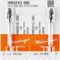 HM-Fräser, (frézer), 251G, zöld, ISO 060, HP, 2 darab