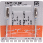 HM-Fräser, (frézer), 251GX, ISO 060, HP, 2 darab