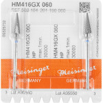 HM-Fräser, (frézer), 416GX, kék, ISO 060, HP, 2 darab