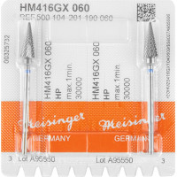 HM-Fräser, (frézer), 416GX, kék, ISO 060, HP, 2 darab