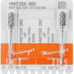 HM-Fräser, (frézer), 72SX, fekete, ISO 060, HP, 2 darab