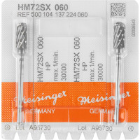 HM-Fräser, (frézer), 72SX, fekete, ISO 060, HP, 2 darab