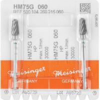 HM-Fräser, (frézer), 75G, zöld, ISO 060, HP, 2 darab