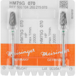 HM-Fräser, (frézer), 75G, zöld, ISO 070, HP, 2 darab