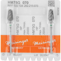 HM-Fräser, (frézer), 75G, zöld, ISO 070, HP, 2 darab