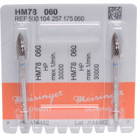 HM-Fräser, (frézer), 78, kék, ISO 060, HP, 2 darab