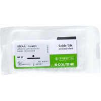 roeko Sintraumal - 12 darabos csomag, , Seide, fekete, GR 20, Metric 1.5, USP 4/0 - 490307 roeko Sintraumal - 12 darabos csomag, , Seide, fekete, GR 20, Metric 1.5, USP 4/0 - 490307