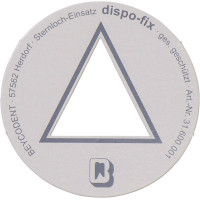 dispo-fix Sternloch-Einsätze - 300 darabos csomag - 31600001