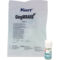 GingiBRAID+ - flakon 183 cm Faden méret 2n fehér mit zöld, nicht imprägniert - 13215