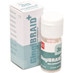 GingiBRAID+ - flakon 183 cm Faden méret 3n fehér mit rózsaszín, nicht imprägniert - 13216