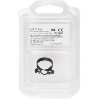 KKD® Kofferdam Klammern triColor Antireflect - 1 db, fekete matt, Nr. 8A, für alsó und felső Molaren - 2233