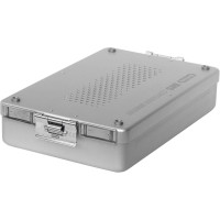 IMS Sterilisationscontainer - 1 db, IMDINCO1M Container für 1 Kassette plus Einschlagtuch, Boden und Deckel, 300x190x65mm - IMDI