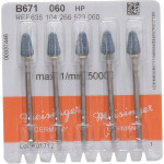 Kermamische Schleifer B671, kerámia-csiszoló, kék, ISO 060, HP, 5 darab