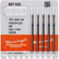 Diamanten 807, gyémántcsiszoló, kék, ISO 025, HP, 5 darab