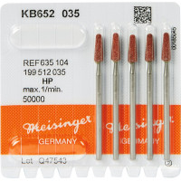 Keramische Schleifer KB652, kerámia-csiszoló, barna, ISO 035, HP, 5 darab