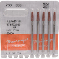 Keramische Schleifer 733, kerámia-csiszoló, barna, ISO 035, HP, 5 darab