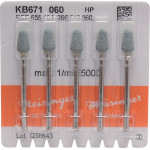 Keramische Schleifer KB671, kerámia-csiszoló, zöld, ISO 060, HP, 5 darab