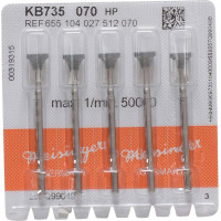 Keramische Schleifer KB735, kerámia-csiszoló, zöld, ISO 070, HP, 5 darab