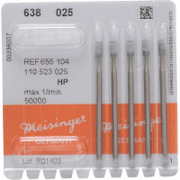 Keramische Schleifer 638, kerámia-csiszoló, zöld, ISO 025, HP, 5 darab