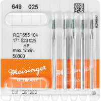 Keramische Schleifer 649, kerámia-csiszoló, zöld, ISO 025, HP, 5 darab