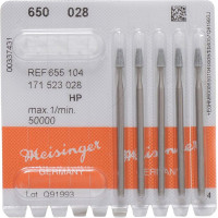 Keramische Schleifer 650, kerámia-csiszoló, zöld, ISO 028, HP, 5 darab