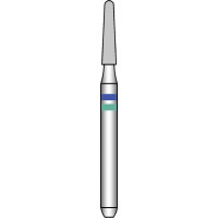Diamanten 6855, gyémántcsiszoló, kék, ISO 014, FG, 2 darab