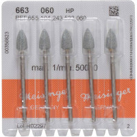 Keramische Schleifer 663, kerámia-csiszoló, zöld, ISO 060, HP, 5 darab