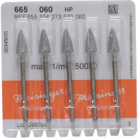 Keramische Schleifer 665, kerámia-csiszoló, zöld, ISO 060, HP, 5 darab