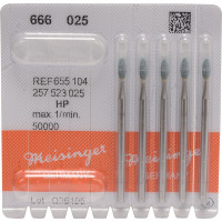 Keramische Schleifer 666, kerámia-csiszoló, zöld, ISO 025, HP, 5 darab