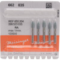 Keramische Schleifer 662, kerámia-csiszoló, zöld, ISO 035, RA, 5 darab