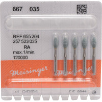 Keramische Schleifer 667, kerámia-csiszoló, zöld, mittel, 667/035, 5 darab