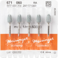 Keramische Schleifer 671, kerámia-csiszoló, zöld, ISO 060, RA, 5 darab